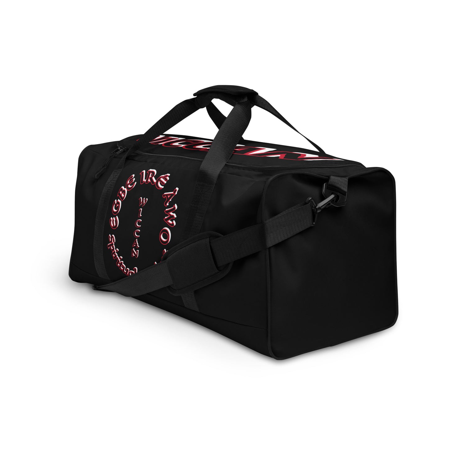 Egbe Black Wiccan Black Duffle bag