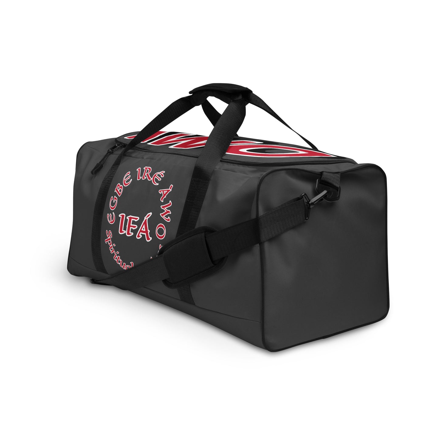 EGBE IRE AWO Signature Black Duffle bag