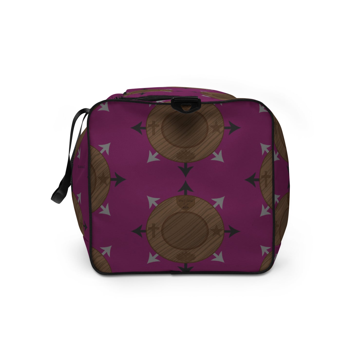 Egbe Ire Awo Eggplant Logo Duffle bag