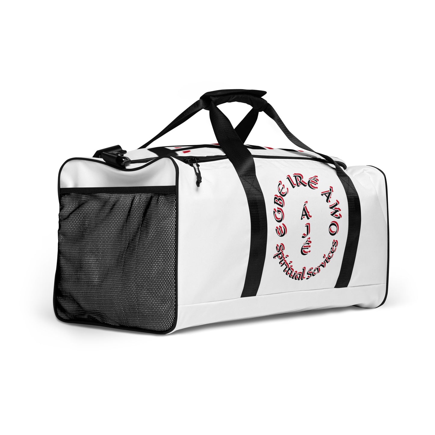 Egbe Black Ájé White Duffle bag