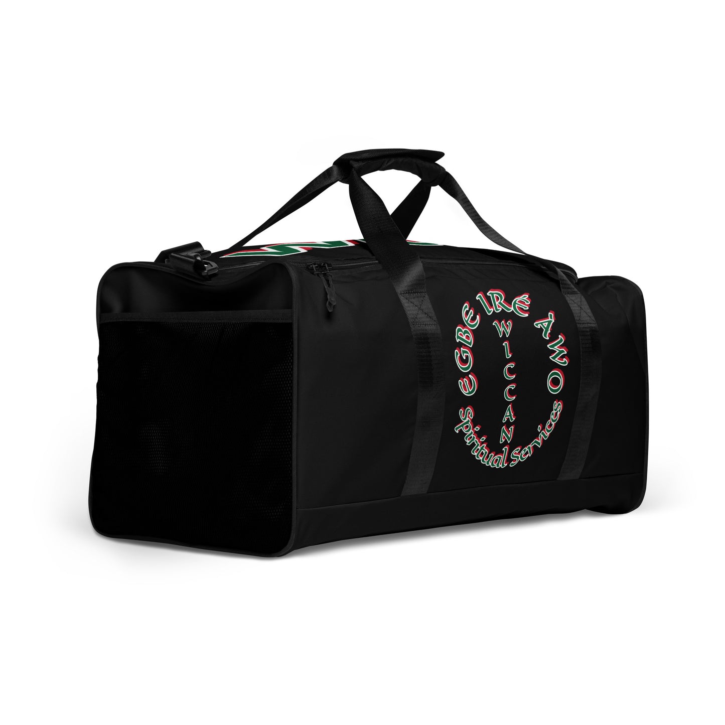 Egbe Green Wiccan Black Duffle bag