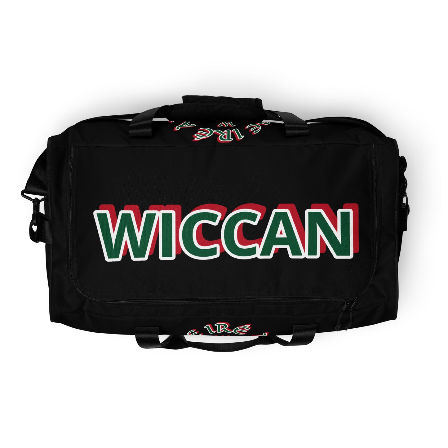 Egbe Green Wiccan Black Duffle bag