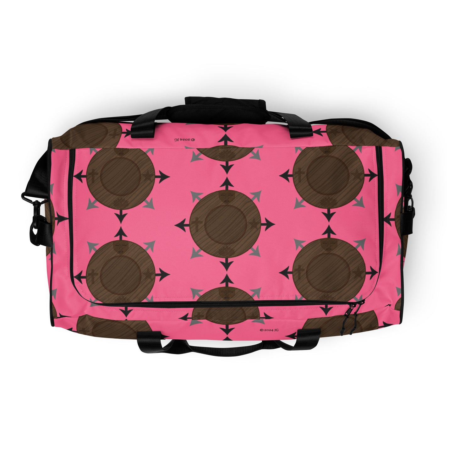 Egbe Ire Awo Pink Logo Duffle bag