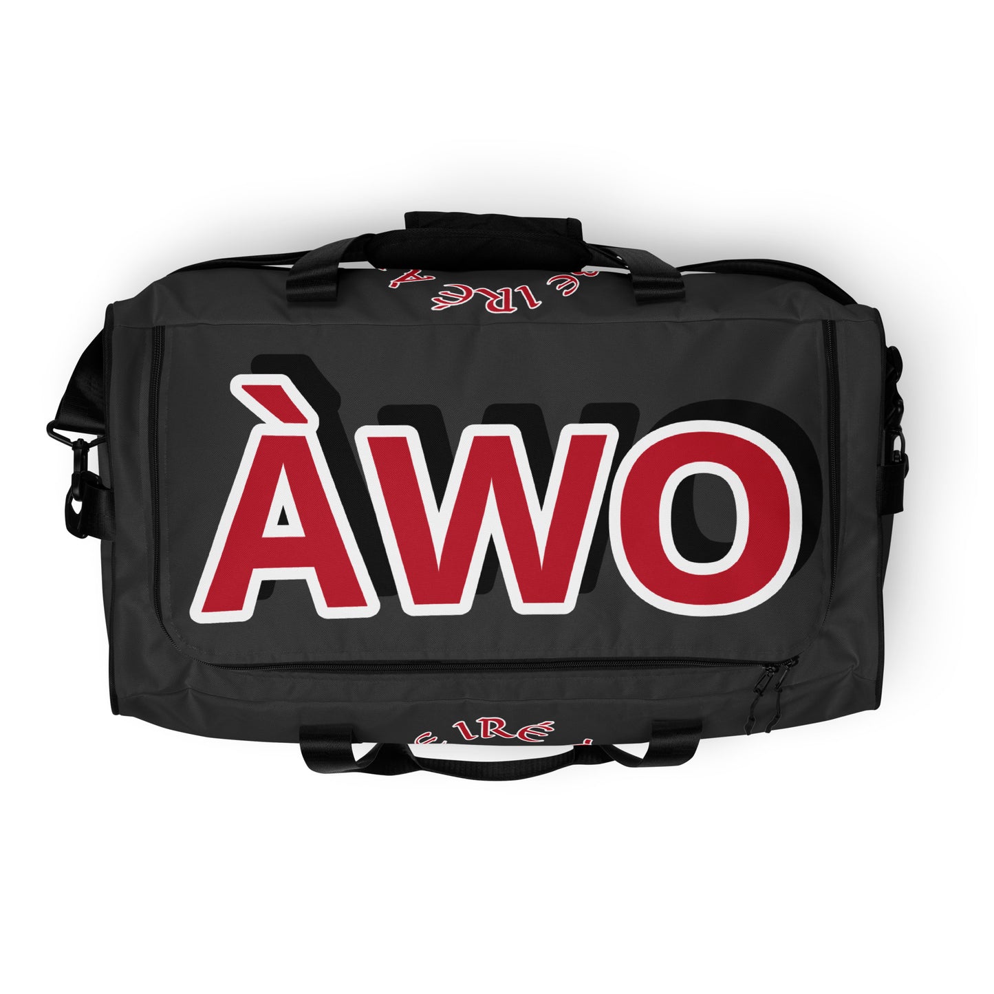 EGBE IRE AWO Signature Black Duffle bag