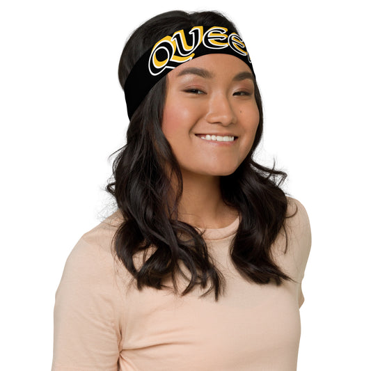 Queen 7 Black Headband