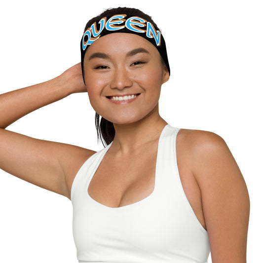Queen 5 Black Headband