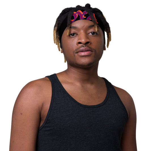 Oya Black/Wine Headband