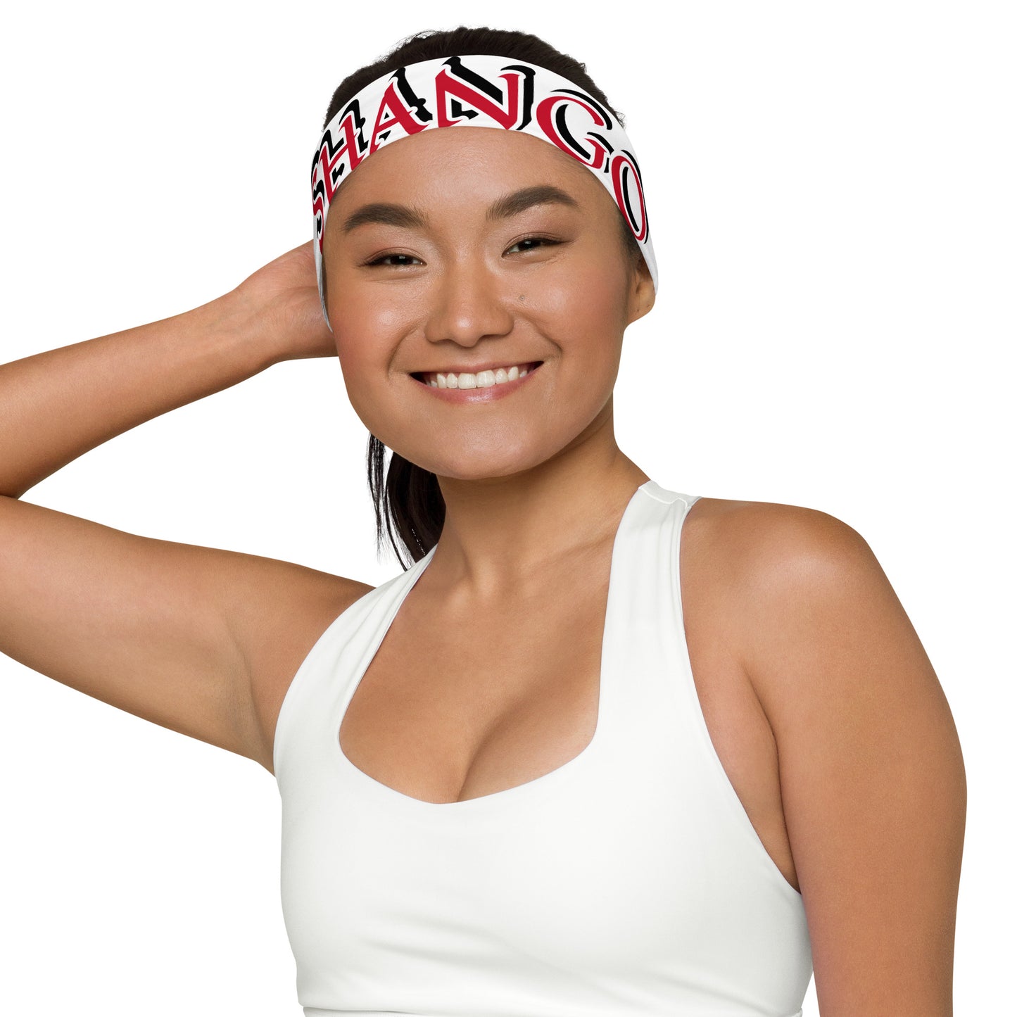Shango Lucumi Aje White Headband