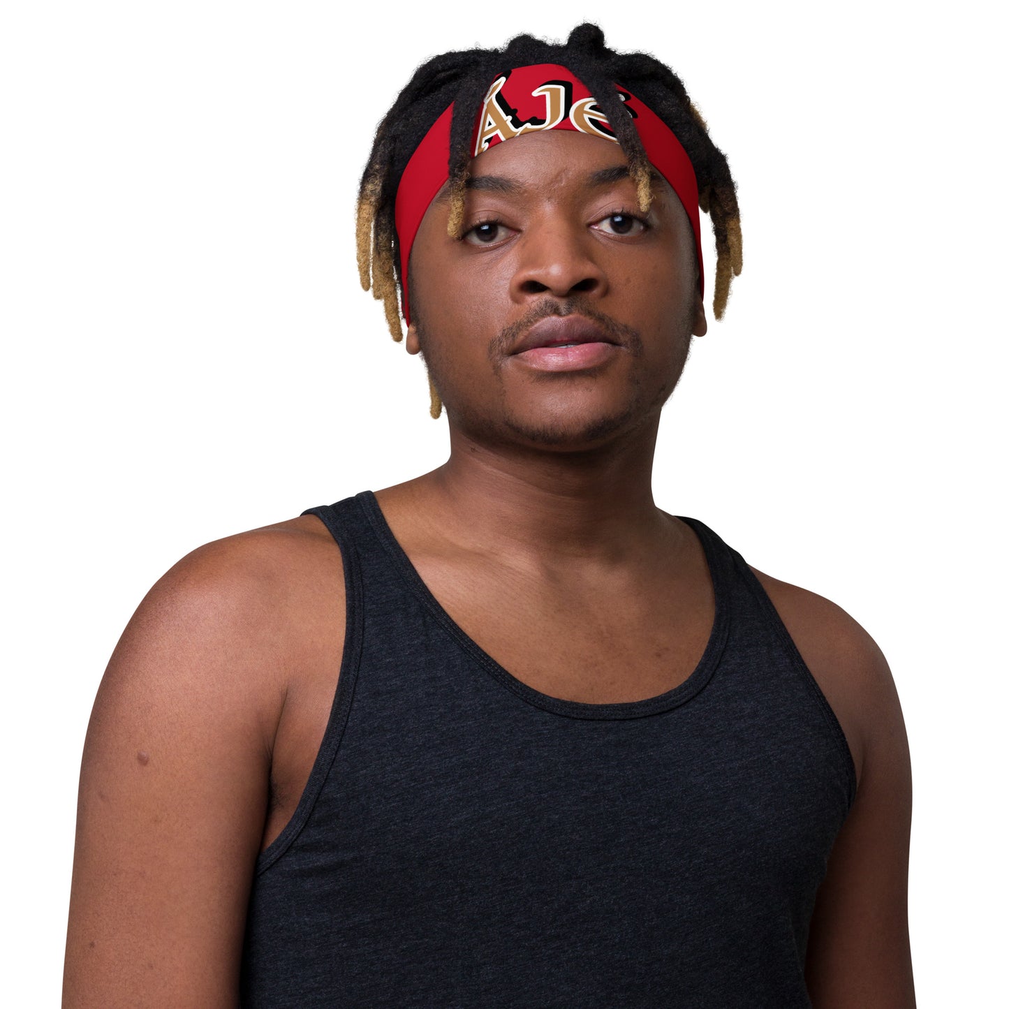 Aje Gold/Black Red Headband
