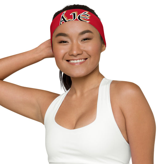 Aje Black/Gold  Red Headband