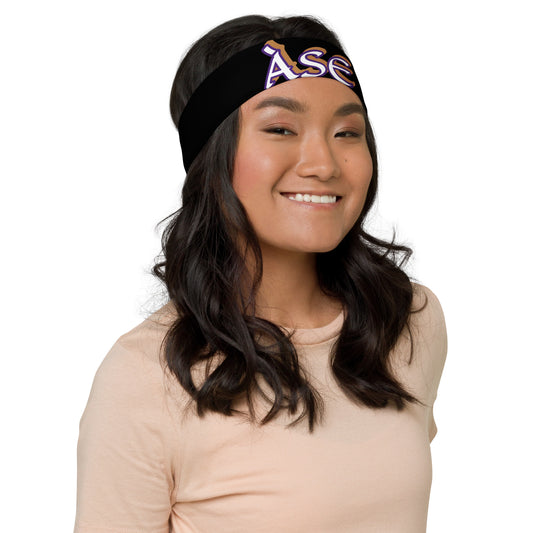 Ase 3 Black Headband