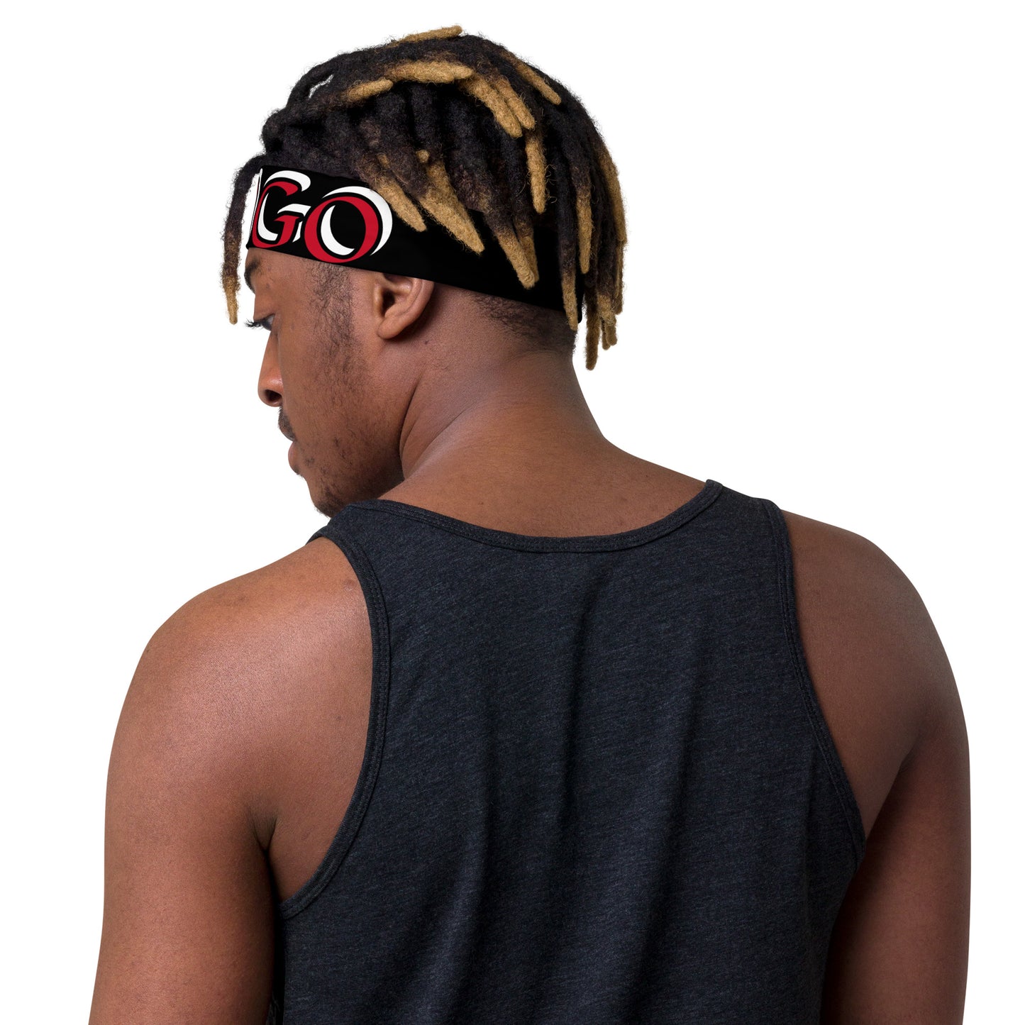 Shango Lucumi  Aje Black Headband