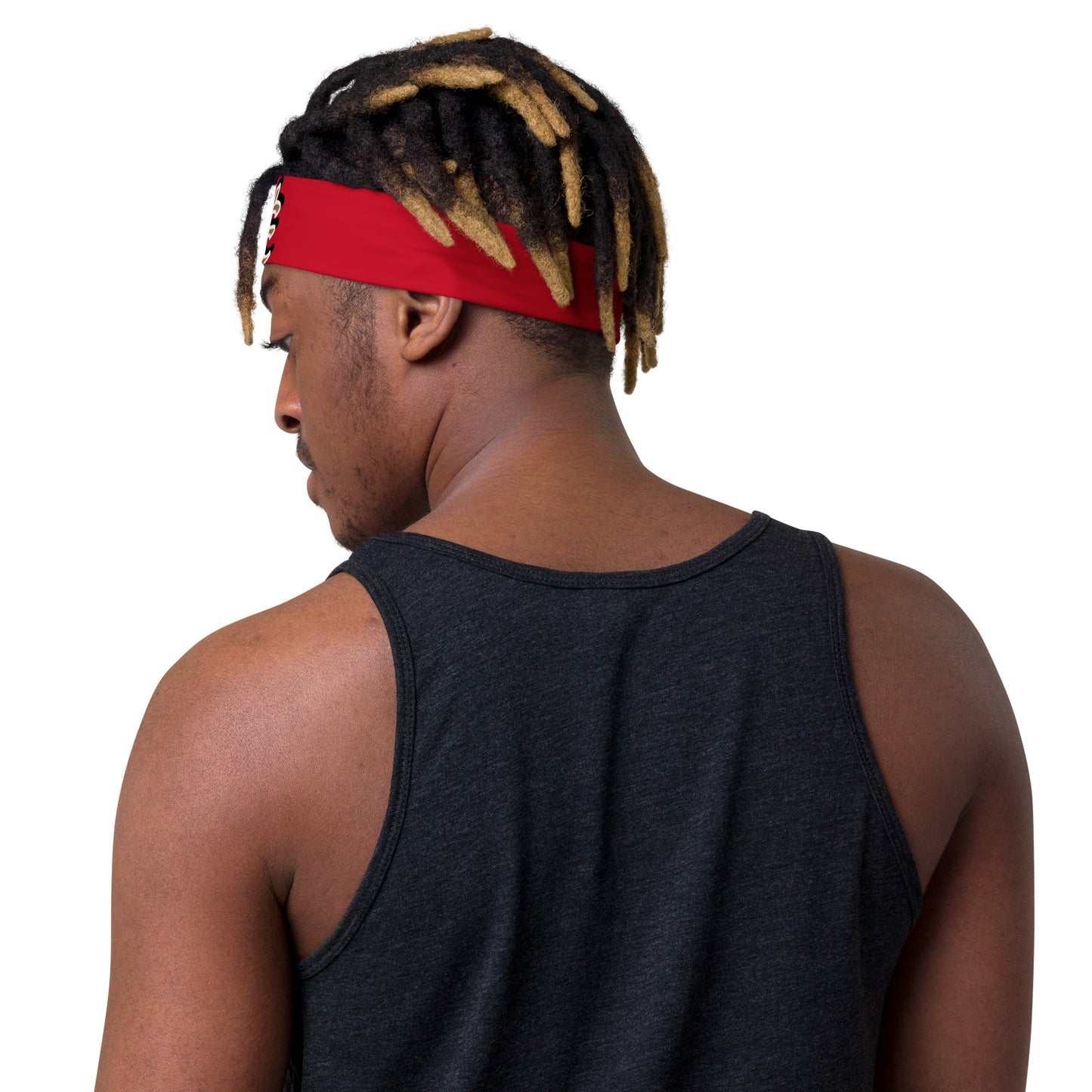 Aje Gold/Black Red Headband