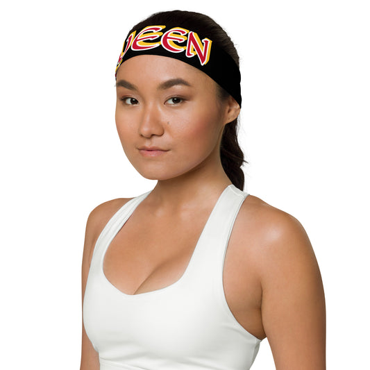 Queen 1 Black Headband