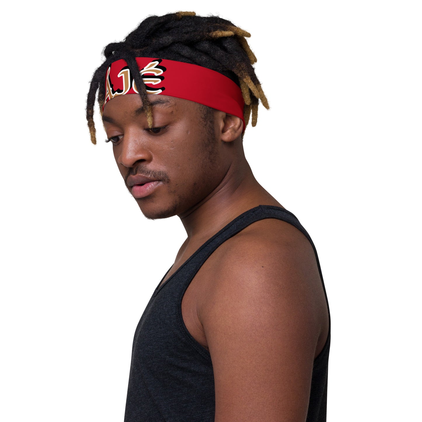 Aje Gold/Black Red Headband