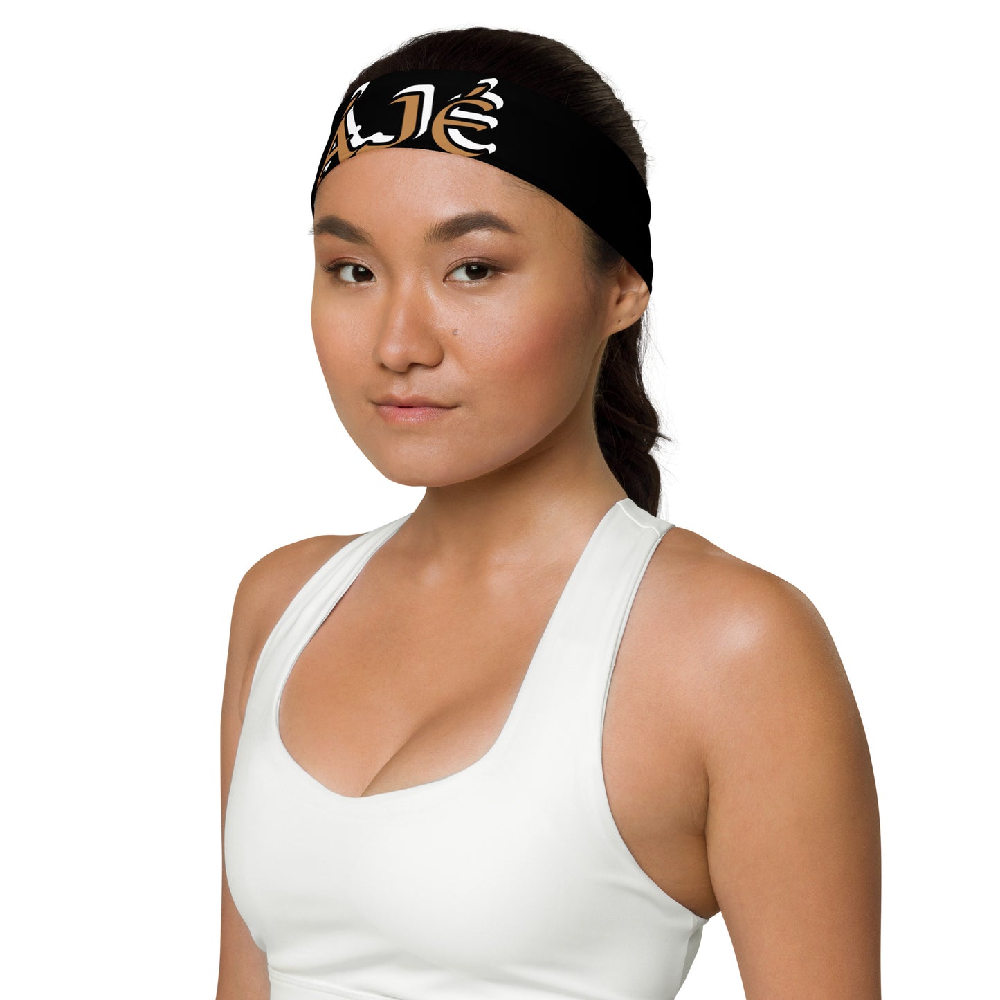 Aje Gold/Black Black Headband