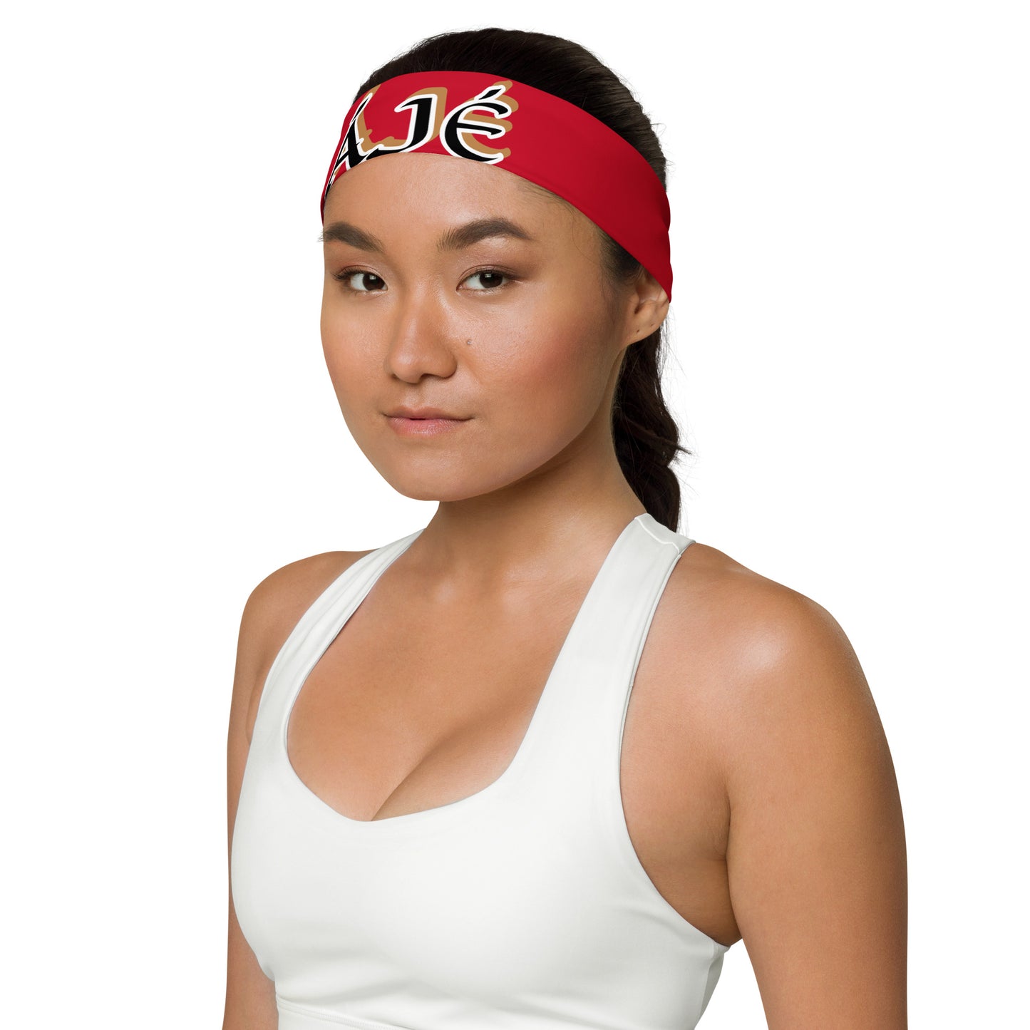 Aje Black/Gold  Red Headband