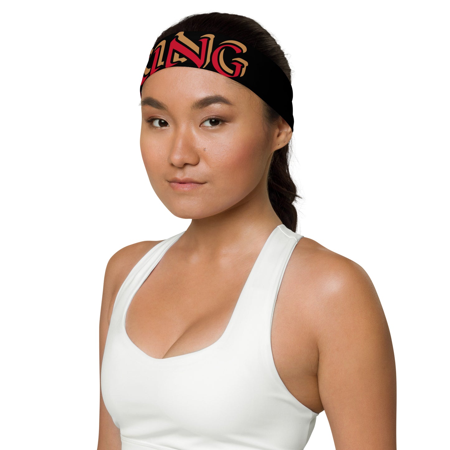 King 1 Black Headband