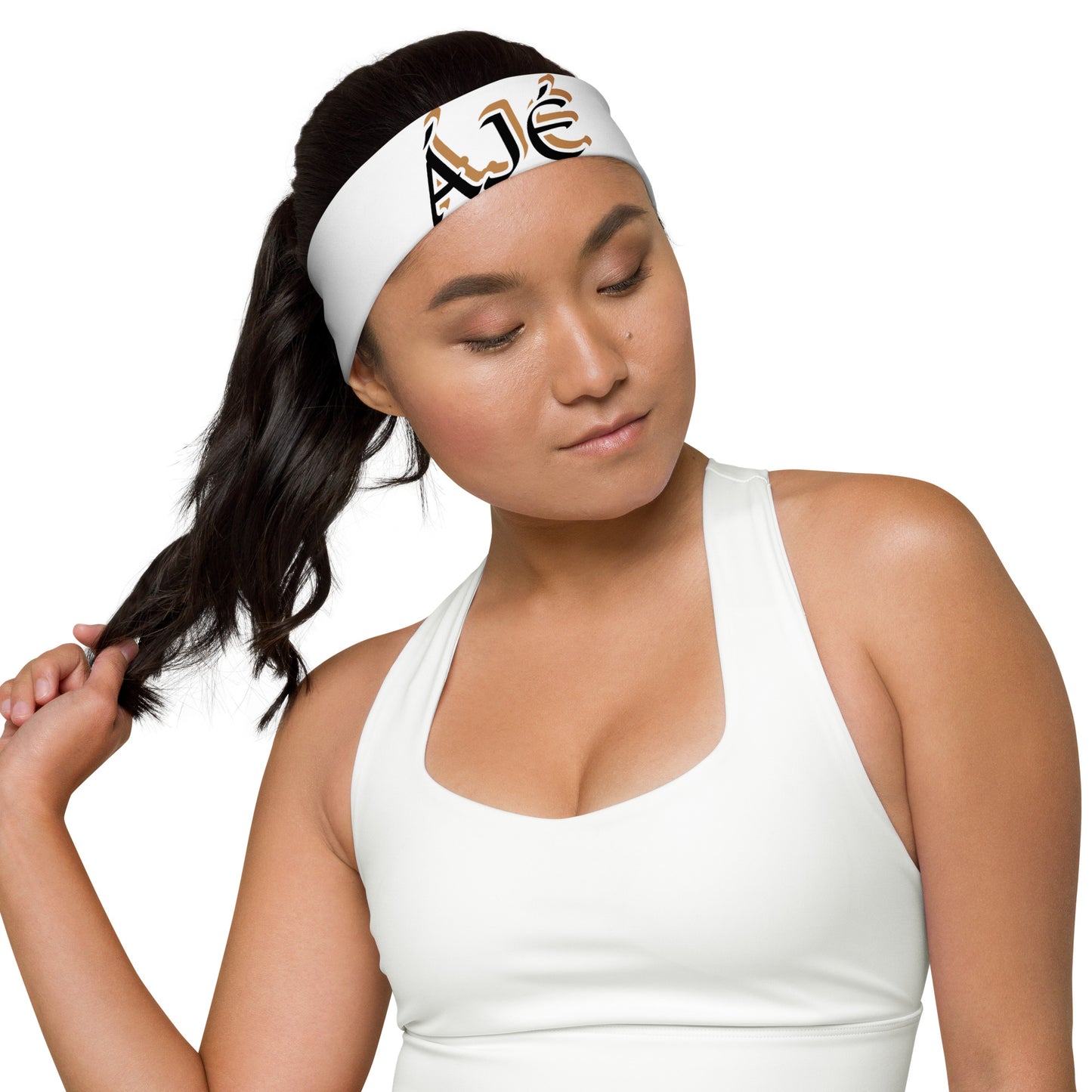 Aje Black/Gold Headband