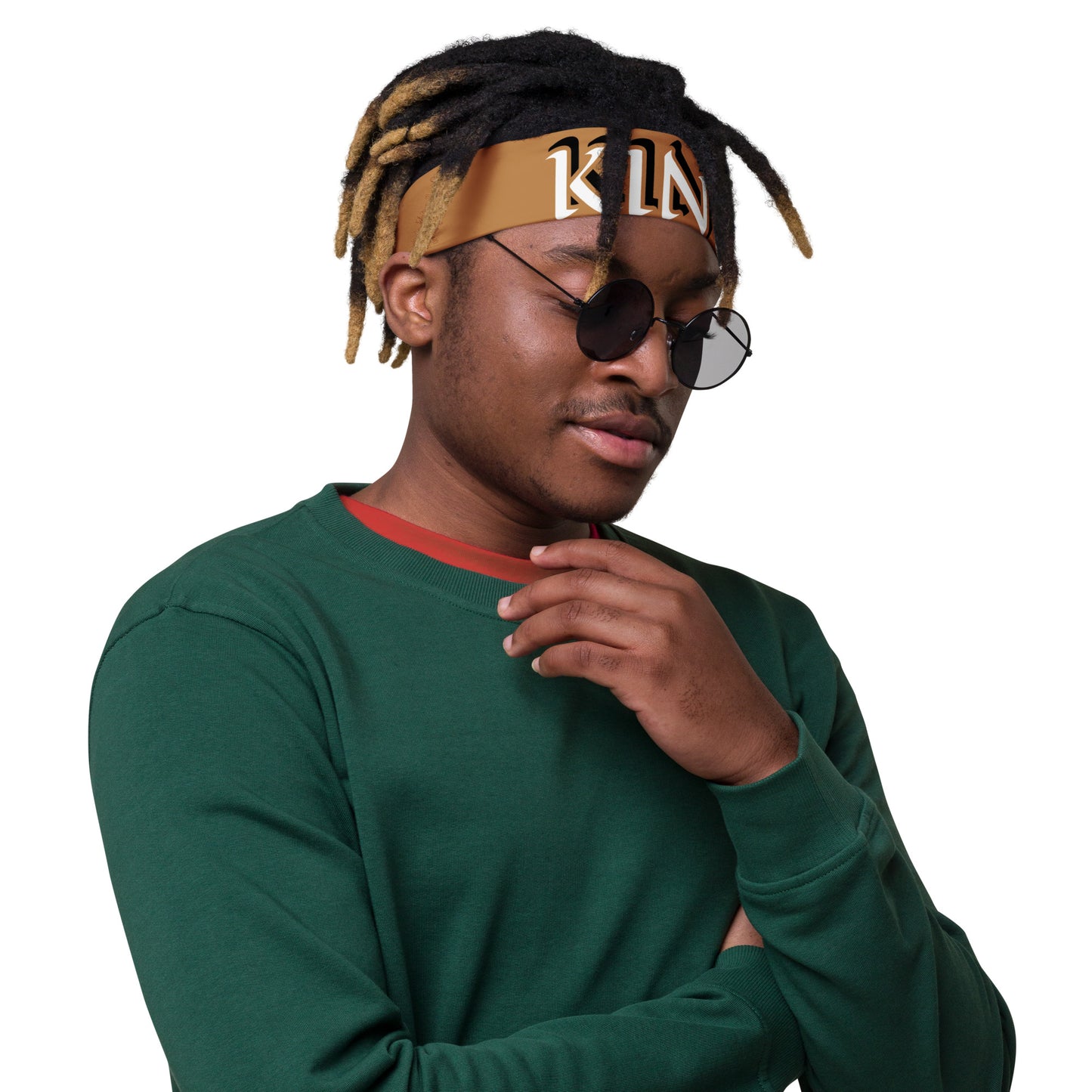 King 3 Gold Headband