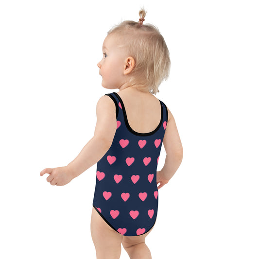 Love 1 All-Over Print Kids Swimsuit