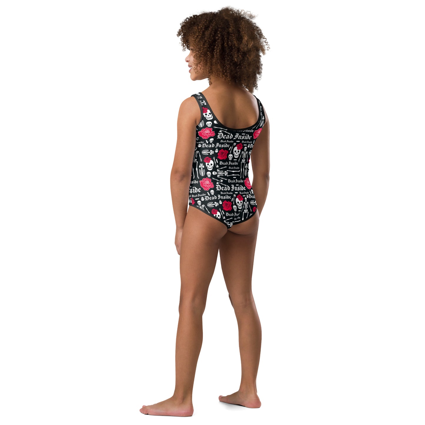 Santa Muerte 1 All-Over Print Kids Swimsuit