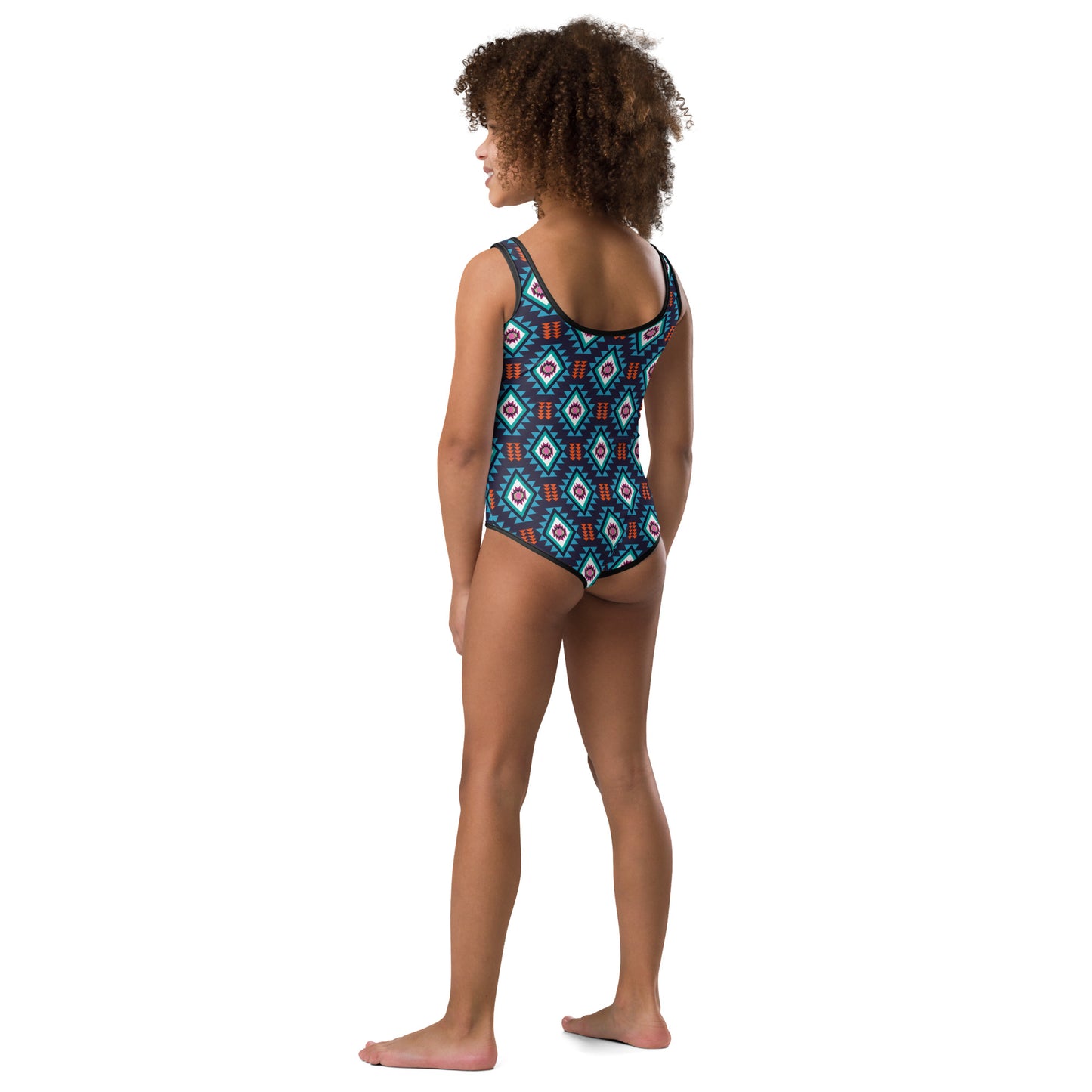 Ishtar All-Over Print Kids Swimsuit