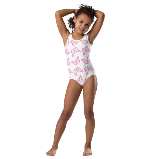 Lil wings 2 All-Over Print Kids Swimsuit