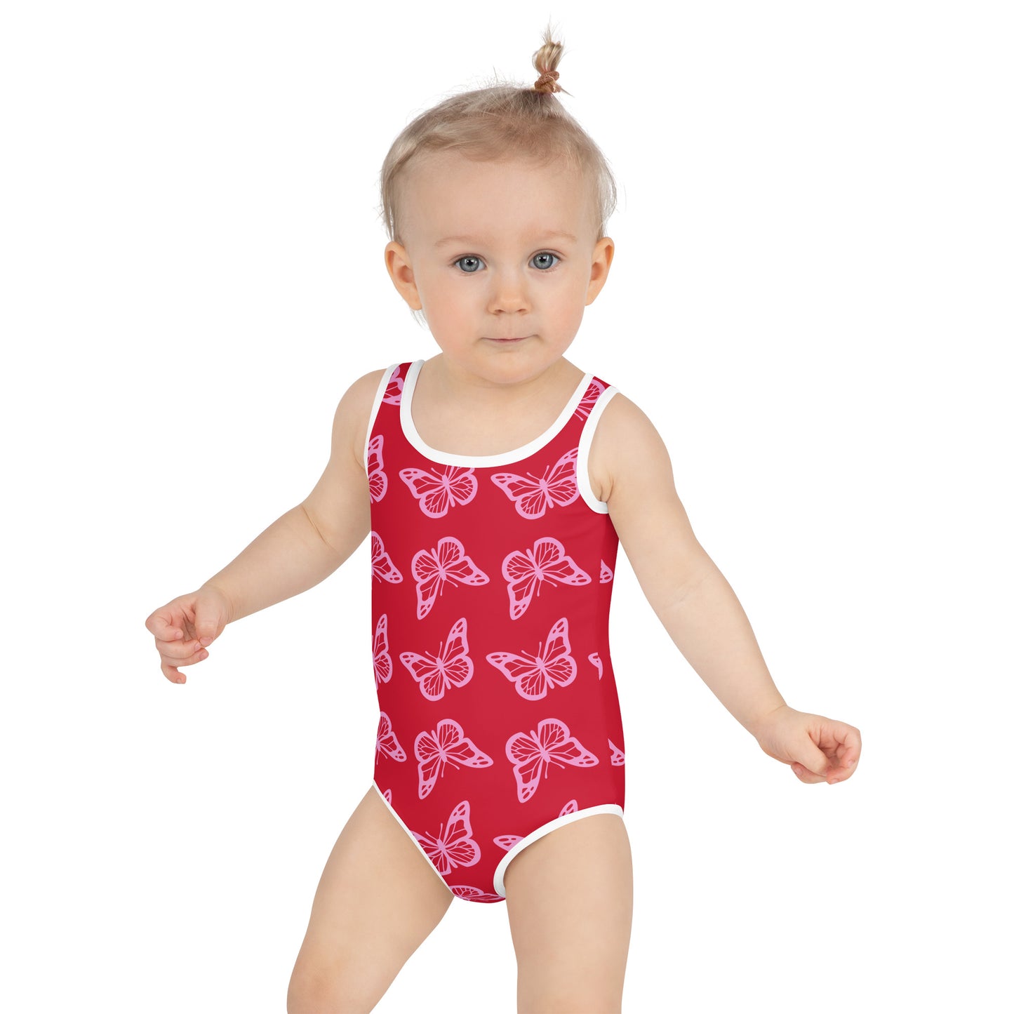 Lil wings 7 All-Over Print Kids Swimsuit