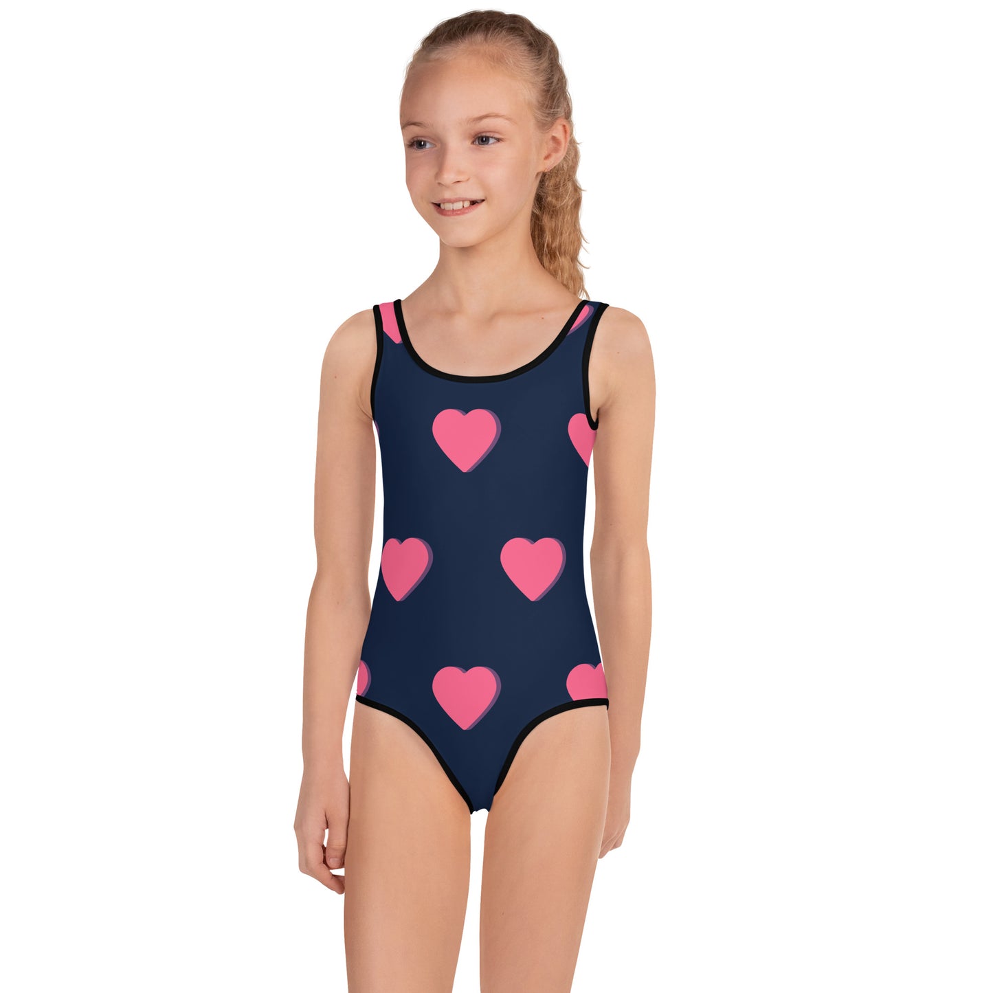 Love 2 All-Over Print Kids Swimsuit