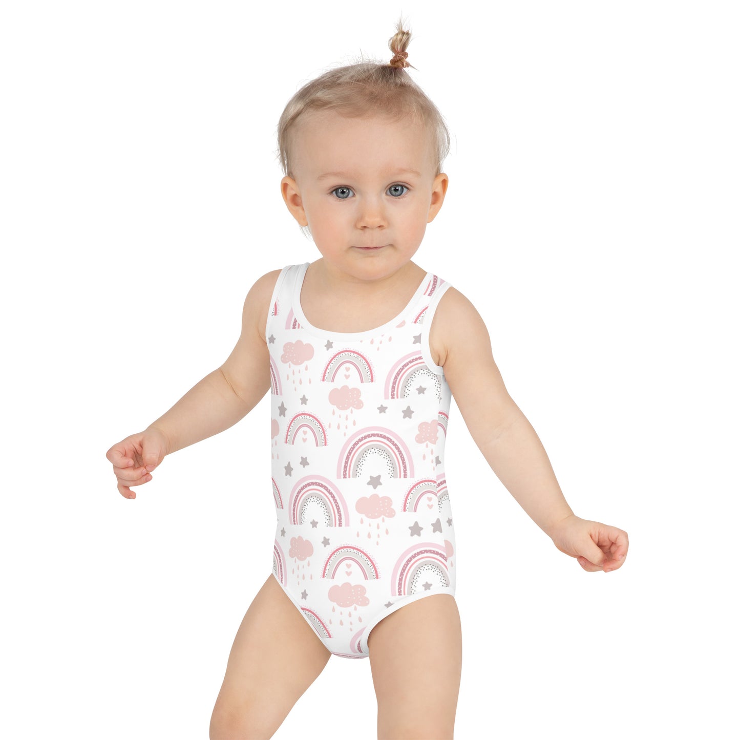 Rainbow 1 All-Over Print Kids Swimsuit