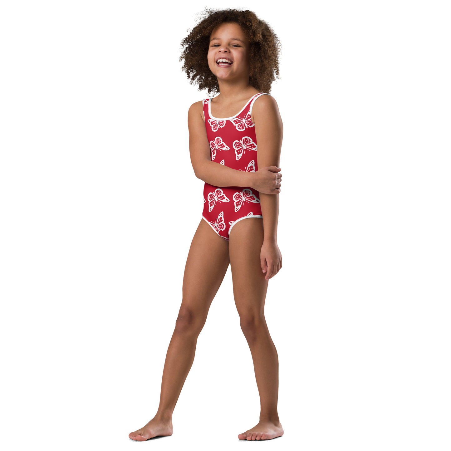 Lil wings 6 All-Over Print Kids Swimsuit