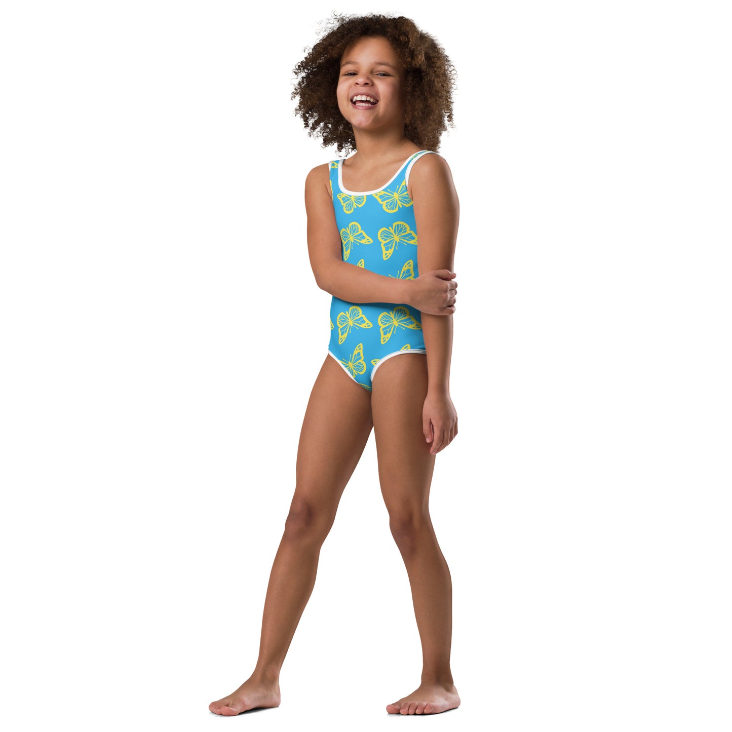 Lil wings 9 All-Over Print Kids Swimsuit