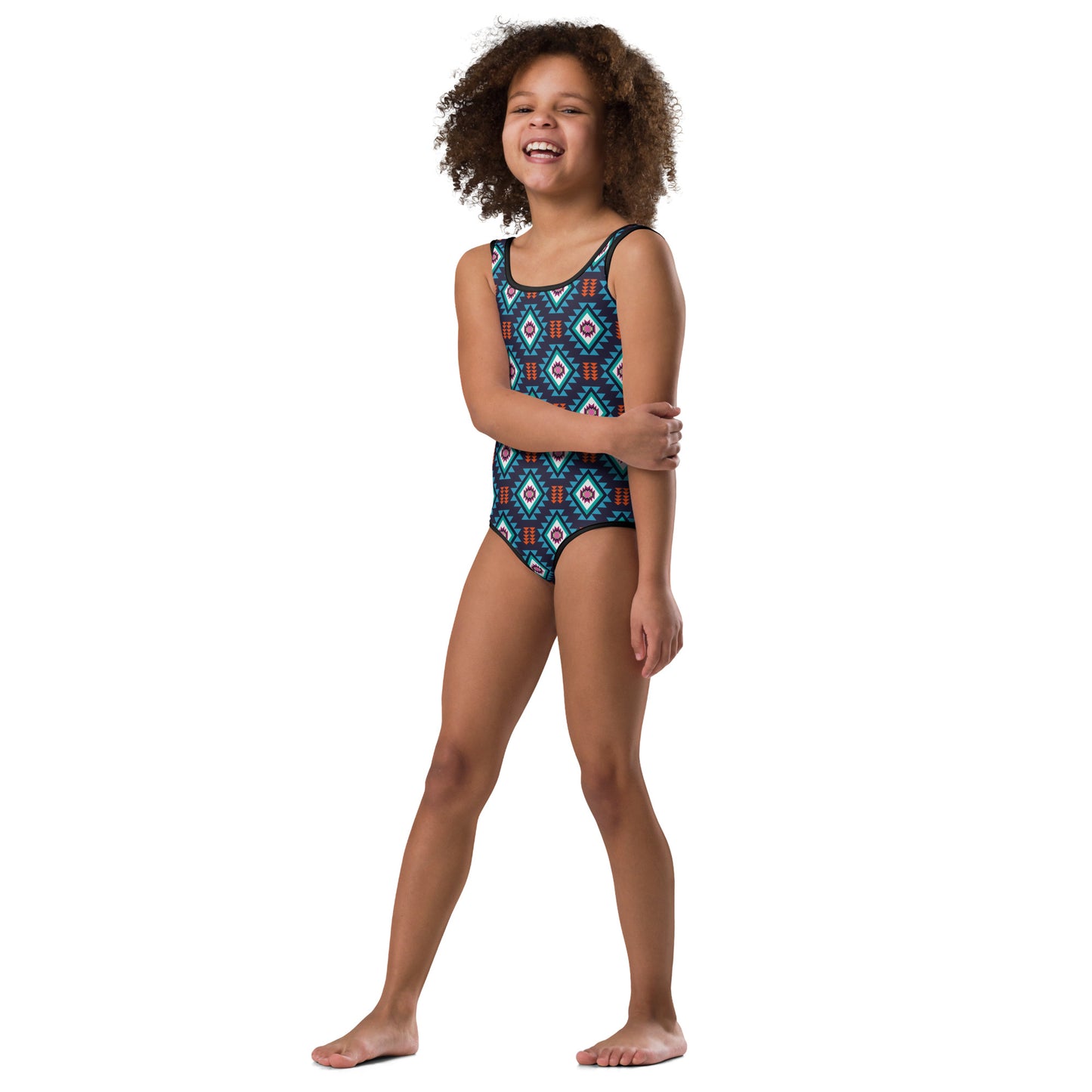 Ishtar All-Over Print Kids Swimsuit