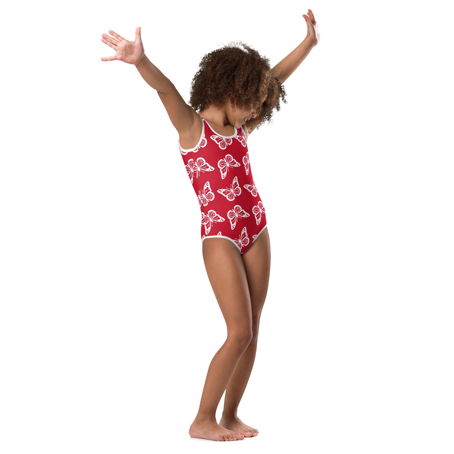 Lil wings 6 All-Over Print Kids Swimsuit