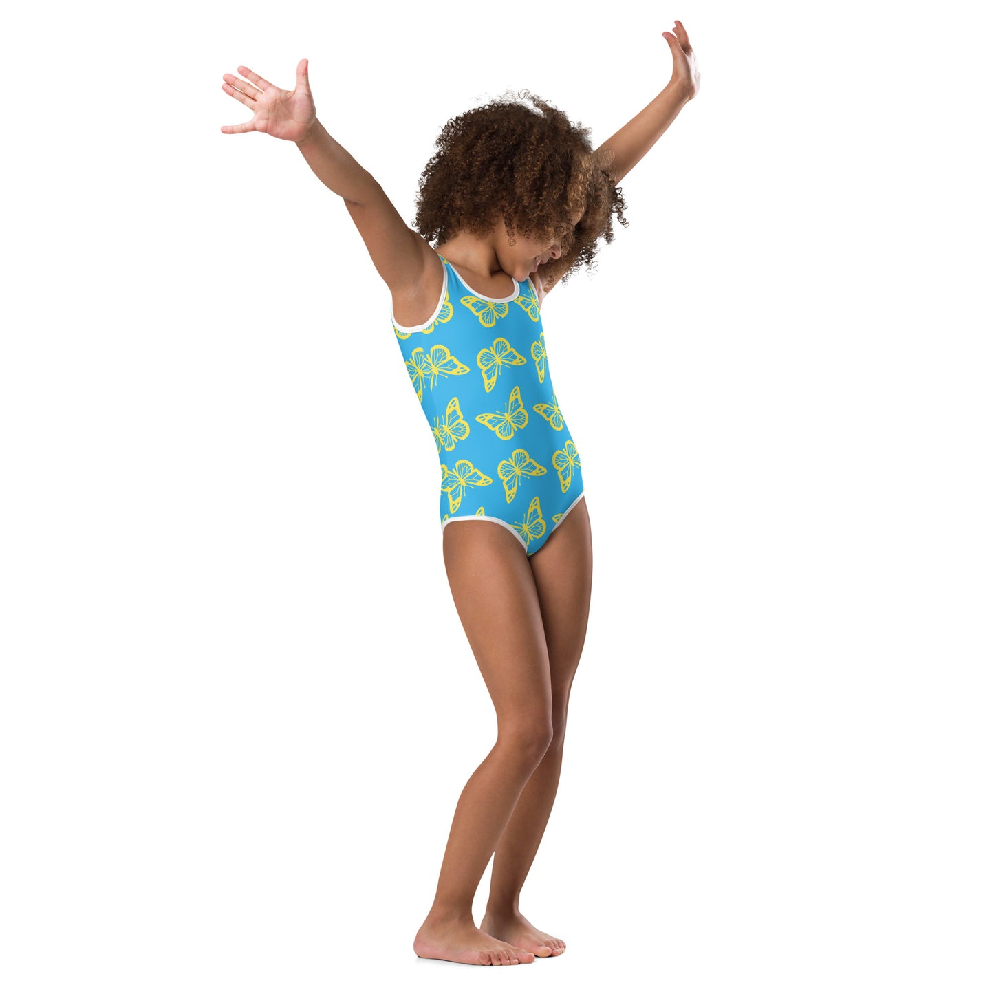 Lil wings 9 All-Over Print Kids Swimsuit