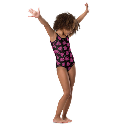 Love 3 All-Over Print Kids Swimsuit