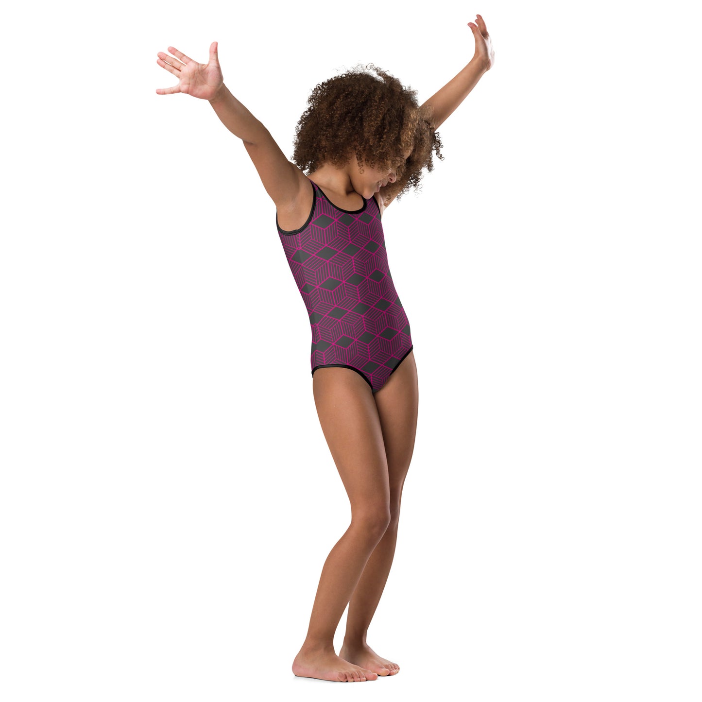 Odu 4 All-Over Print Kids Swimsuit