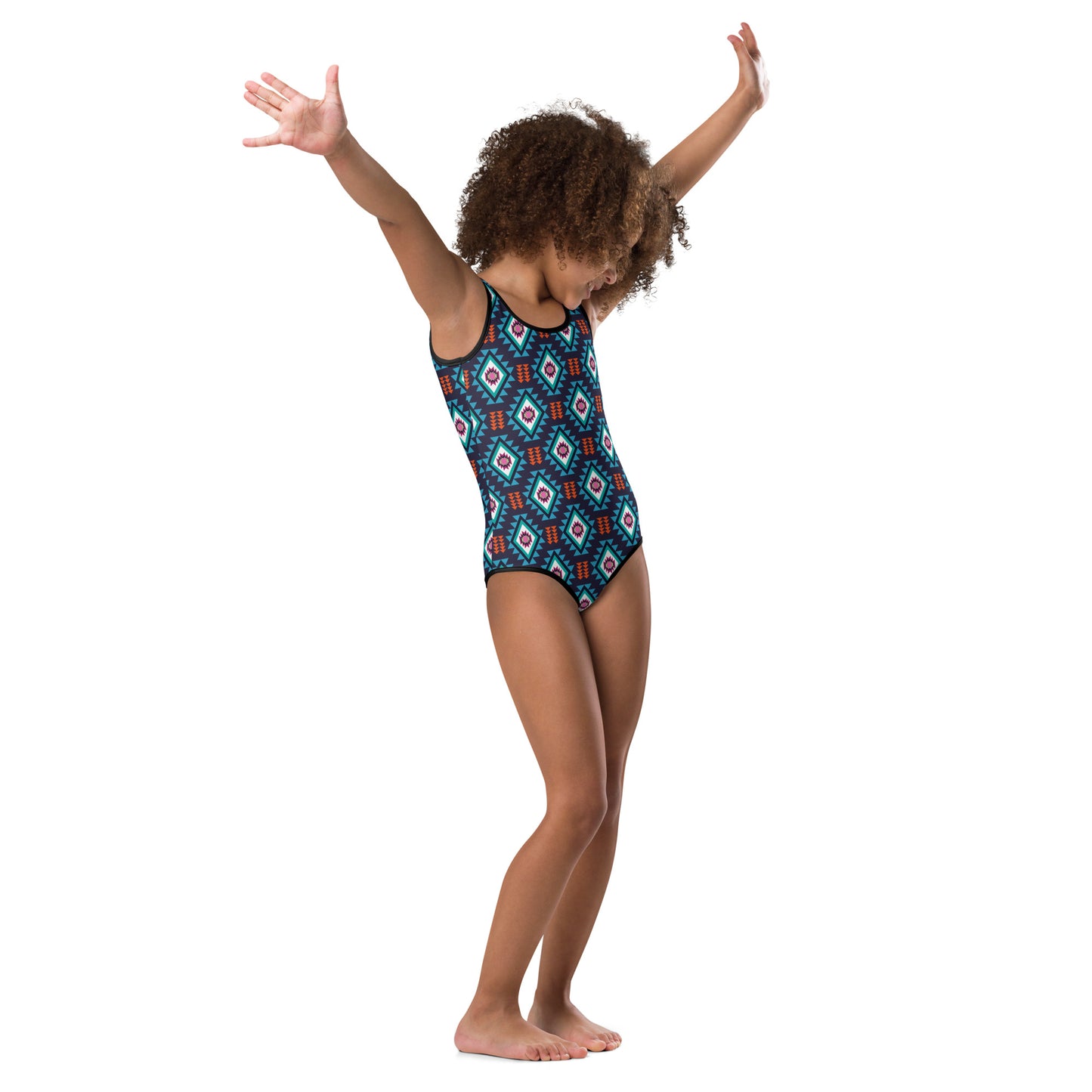 Ishtar All-Over Print Kids Swimsuit