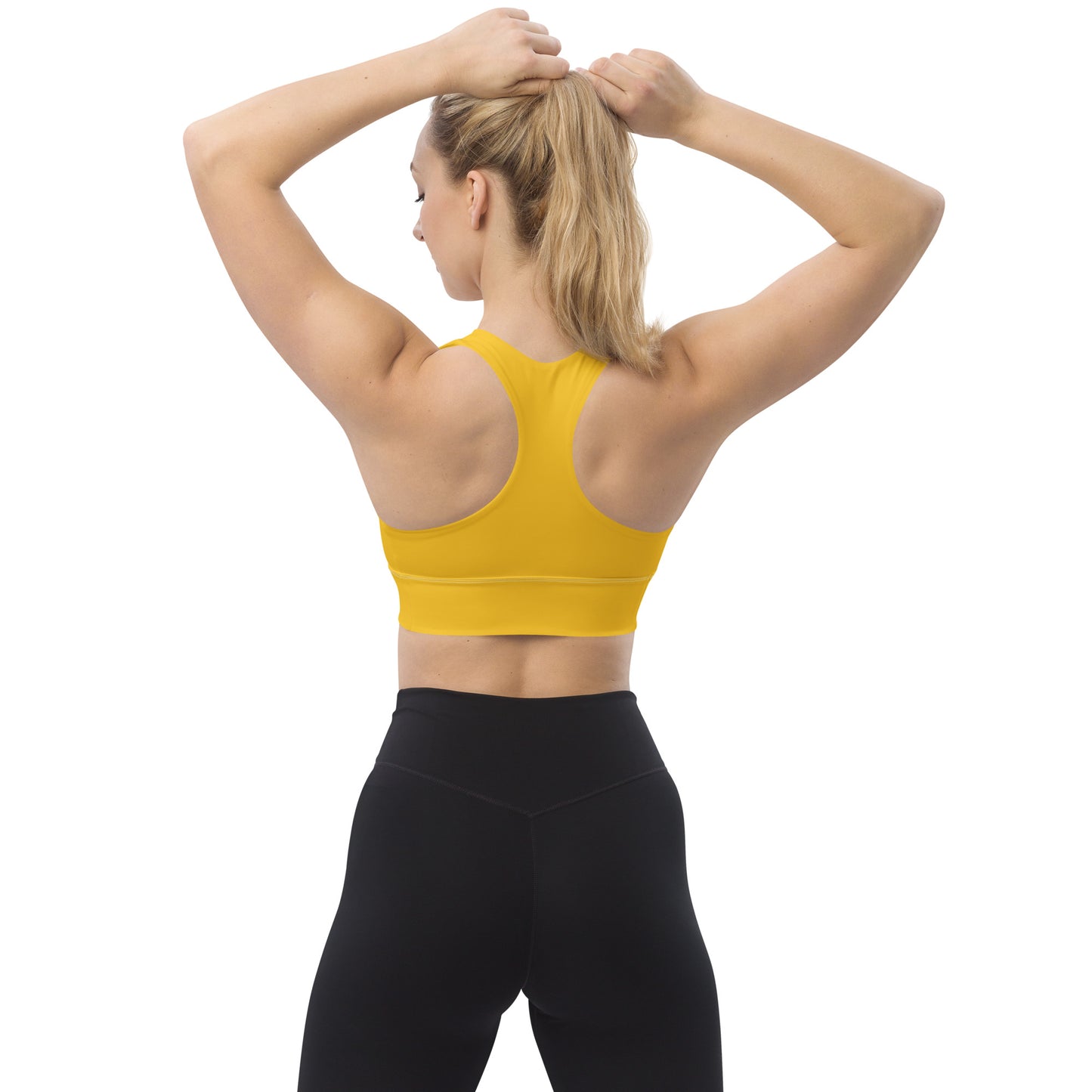 Osun Isese  Yellow Longline sports bra