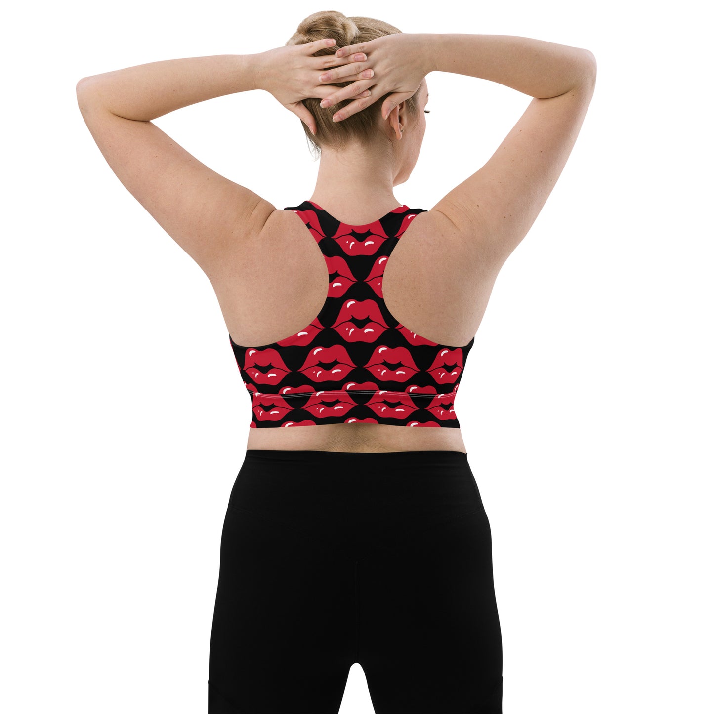 BESOS Black icon Longline sports bra