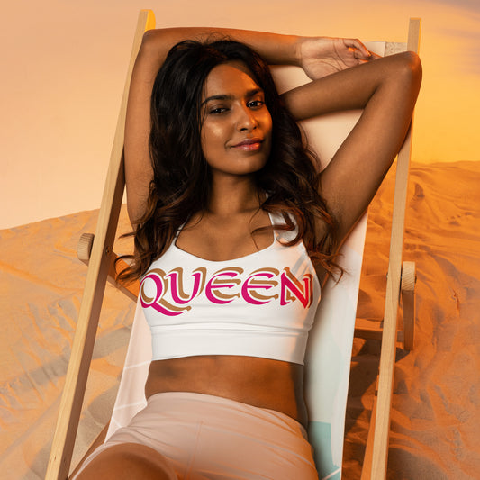 Queen 3 Longline sports bra