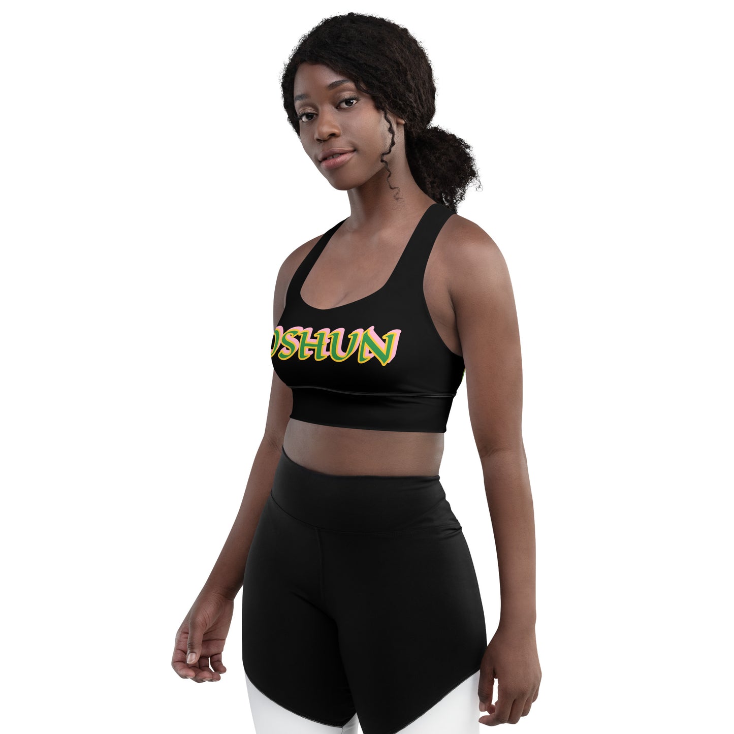 Oshun Ololodi Black Longline sports bra