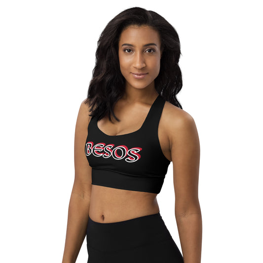 BESOS Black Longline sports bra