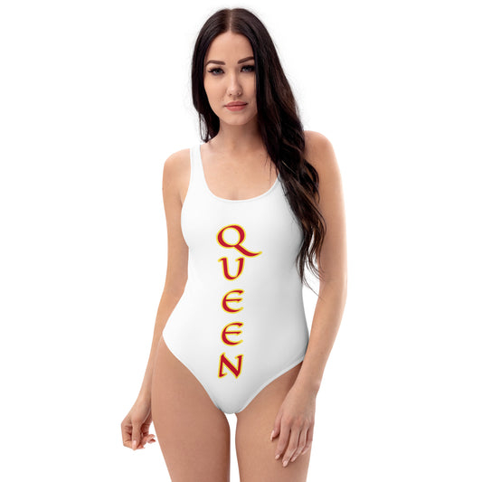 Queen Red/Yellow One-Piece Swimsuit