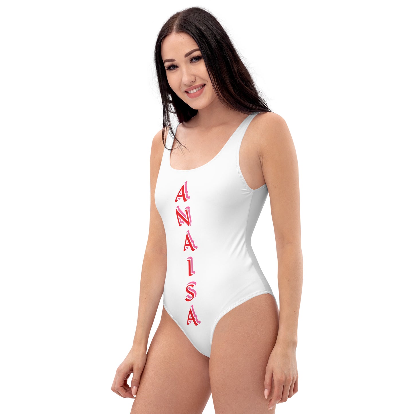 Anaisa Red/Pink One-Piece Swimsuit