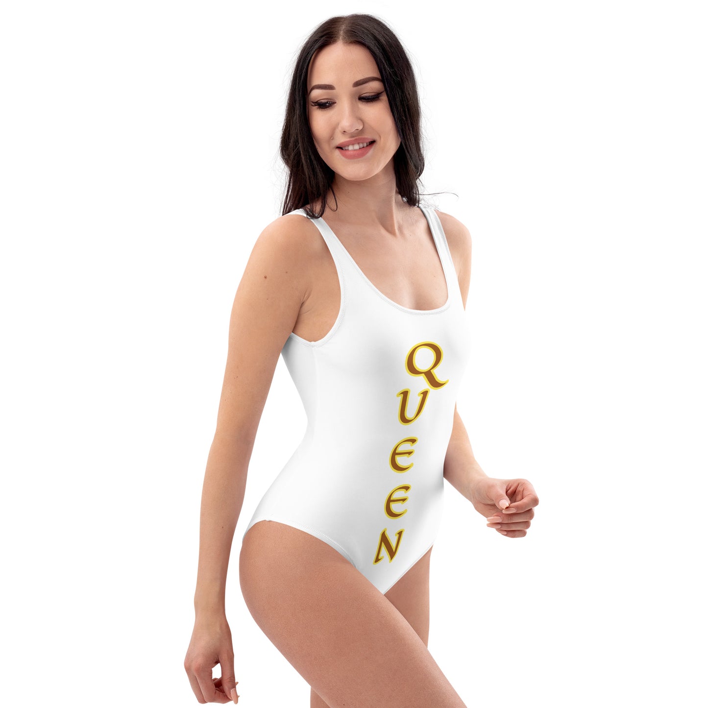 Queen Gold/Yellow One-Piece Swimsuit