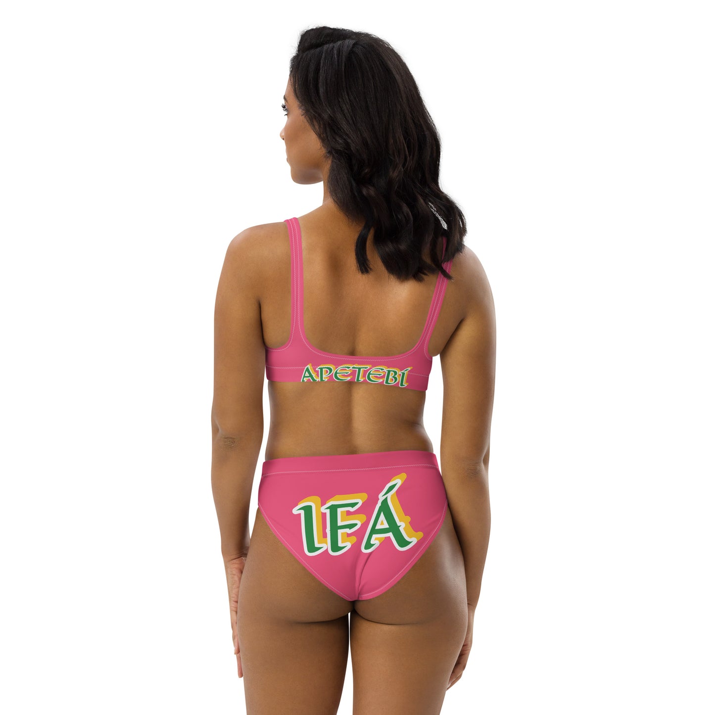 IFÁ Apetebi Lucumi high-waisted bikini Pink