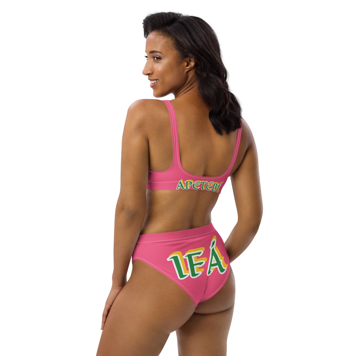 IFÁ Apetebi Lucumi high-waisted bikini Pink