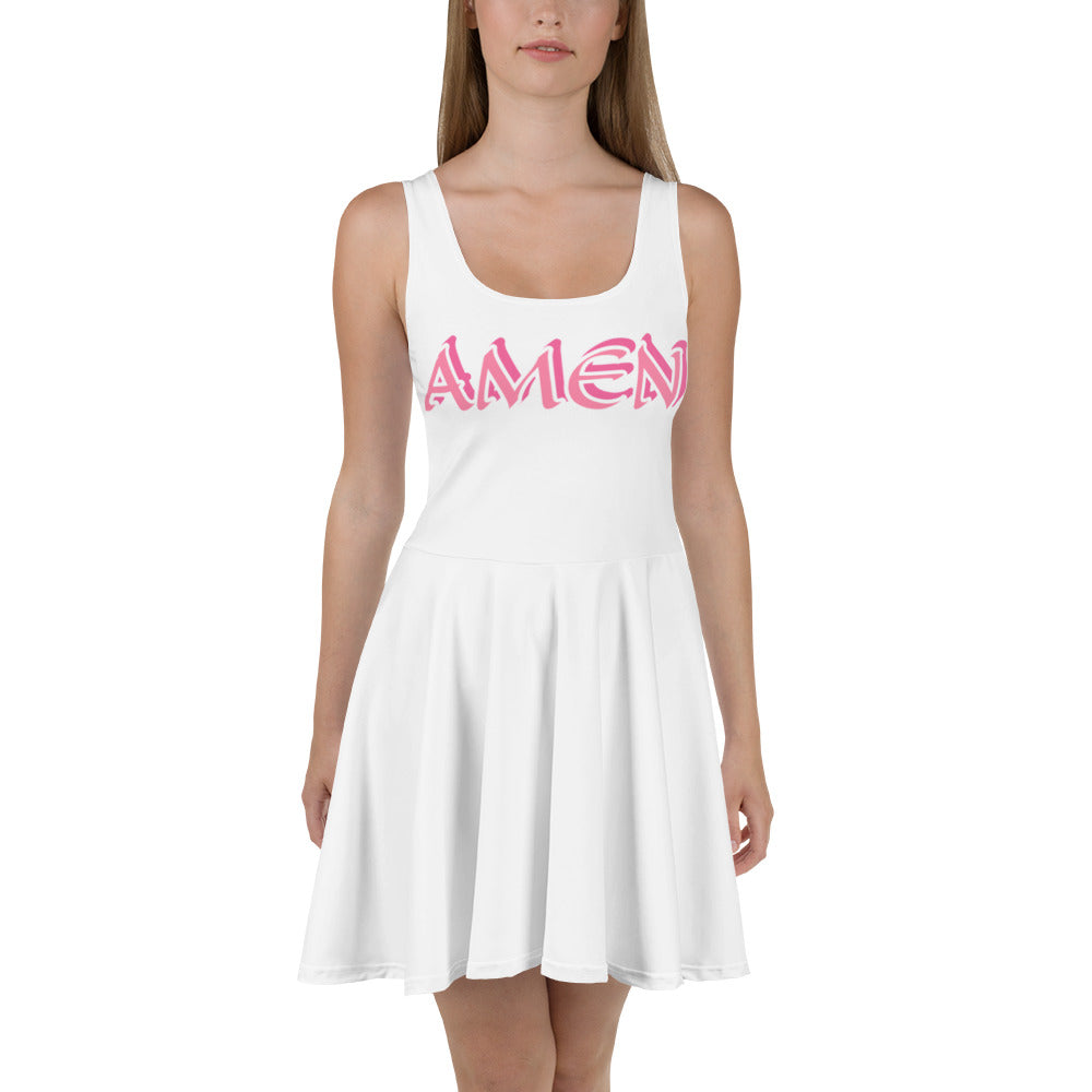 Amen Pink/Rose Skater Dress